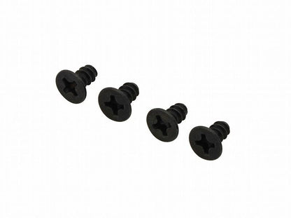 ZRウインカーレンズビス M3X6 (4pcs) ブラック