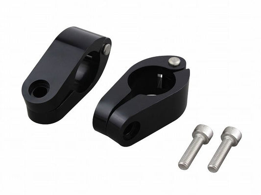 Quick Release Brace Clamp 22.4mm, 2 pcs, Black