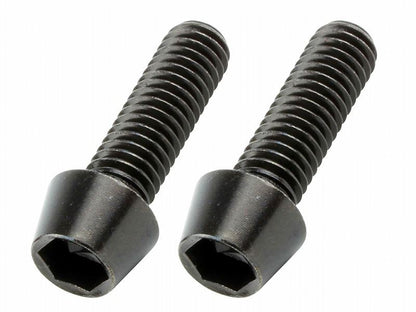 Tapered Cap Bolt Black Set M6X20 (2pcs/Set)