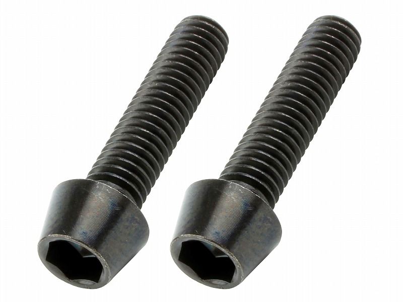 テーパーキャップボルト ブラックセット M6X25 (2pcs/Set)