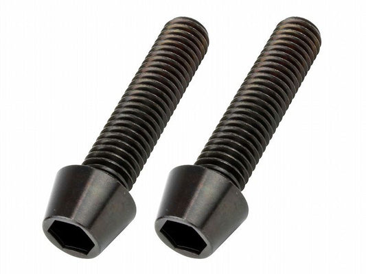 Taper Cap Bolt Black Set M8X35 (2pcs/Set)