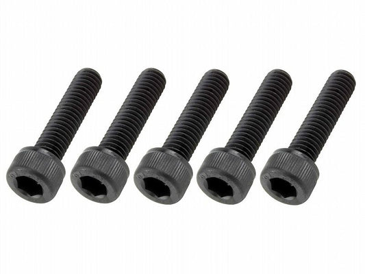Cap Bolt Set M6X25 Black (5pcs/Set)