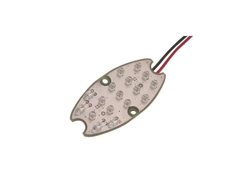 エアロLEDウインカー用 LED基盤 シングル オーバルタイプ 1枚入り