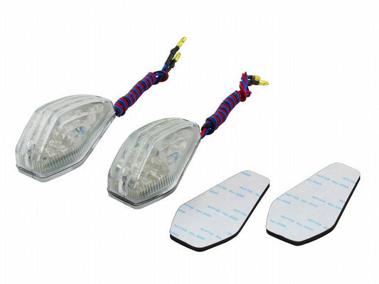 0 Aero LED Winker Stream Type Double Type with LED Board 2 pieces Clear Lens