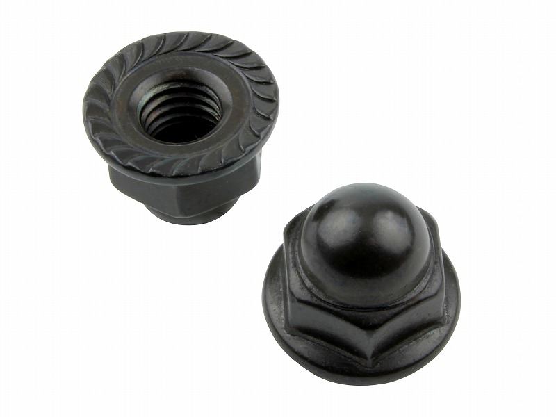 M6フランジフクロナット ブラック 2pcs/Set