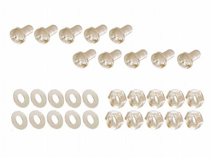 スクリーンビスセット クリアー M5X10 (10pcs)