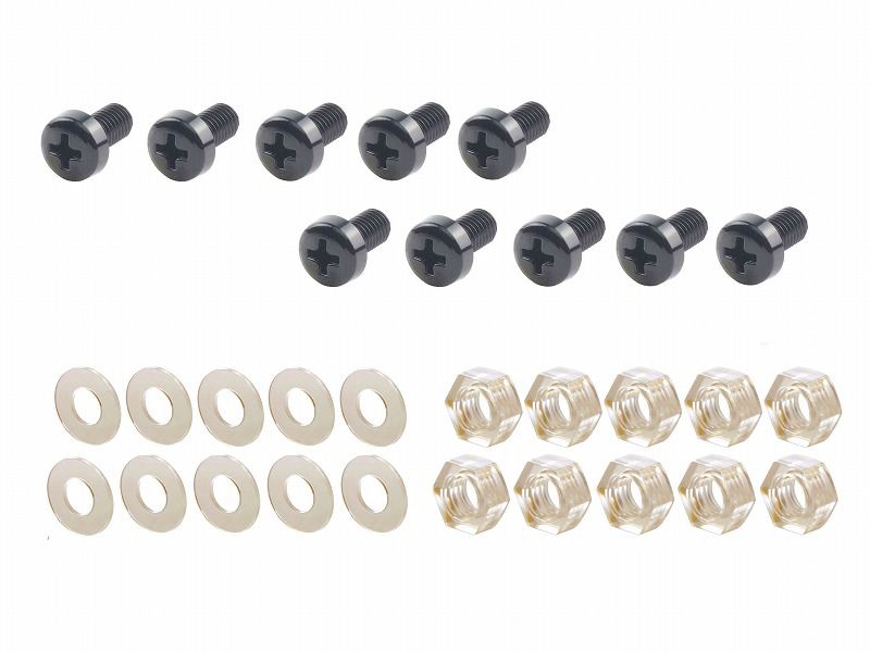 スクリーンビスセット ブラック M5X10 (10pcs)