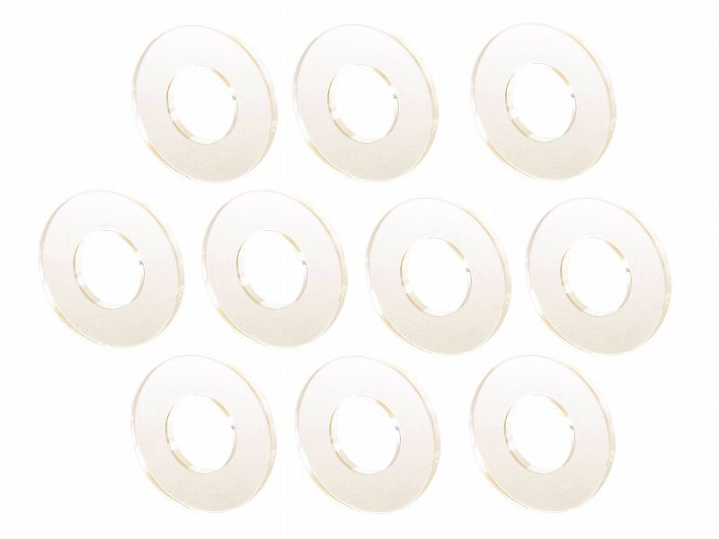 M5 Polycarbonate Flat Washers (10pcs)