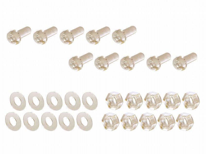 スクリーンビスセット クリアー M5X15 (10pcs)