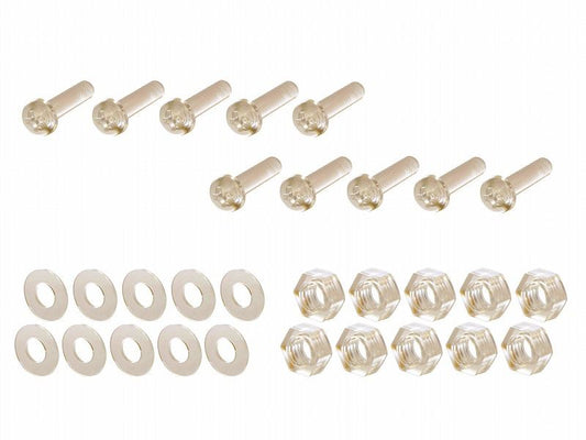 Screen Screw Set Clear M5x20 (10pcs)