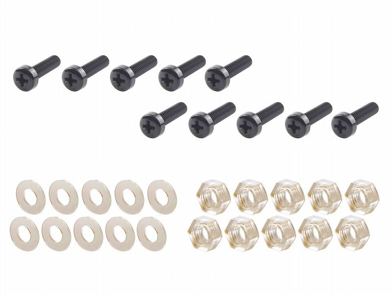 スクリーンビスセット ブラック M5X20 (10pcs)