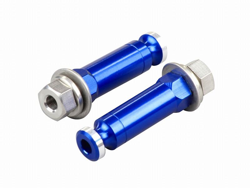 10mm Long-Color Turn Signal Stays with M10x30mm Bolts (2pcs) - Blue