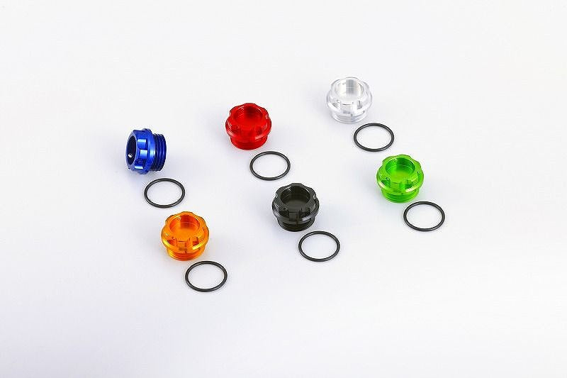 Machined Filler Cap Red M24xP2.0 Oil Filler Cap