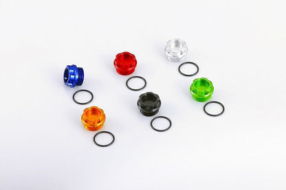 Machined Filler Cap Red M24xP2.0 Oil Filler Cap