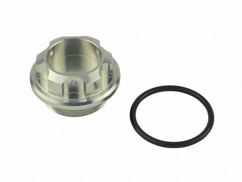 Machined Filler Cap Silver M30 x P1.5 Oil Filler Cap