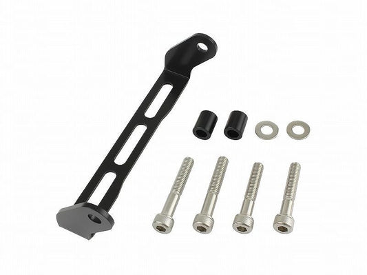 スマートフォンホルダーマウントステーのみ ハンドルクランプタイプ ブラック 汎用 補修部品