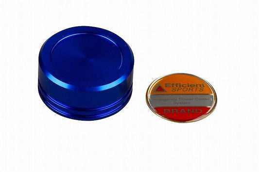 クラッチマスターシリンダータンクキャップ ブルー ニッシン/ゲイルスピード用