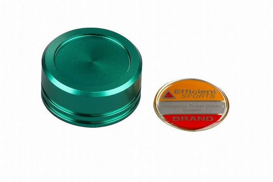 クラッチマスターシリンダータンクキャップ ダークグリーン ニッシン/ゲイルスピード用