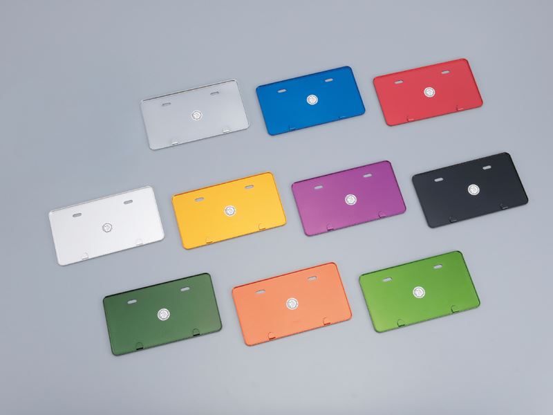 Aluminum License Plate Blueberry 250cc-1500cc