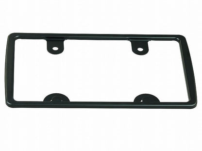 アルミライセンスフレーム ブラック 250cc～用 ナンバープレート保護