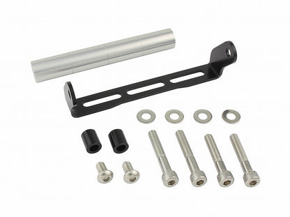 スマートフォンホルダーマウント ハンドルクランプタイプ シルバー 汎用