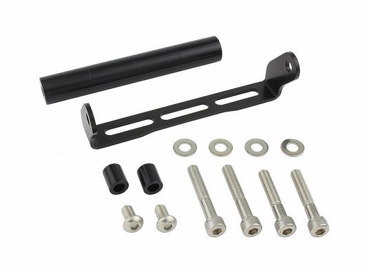 スマートフォンホルダーマウント ハンドルクランプタイプ ブラック 汎用