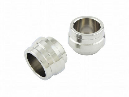 Aluminum Slider Short Chrome Plated M8 2 pcs Protection