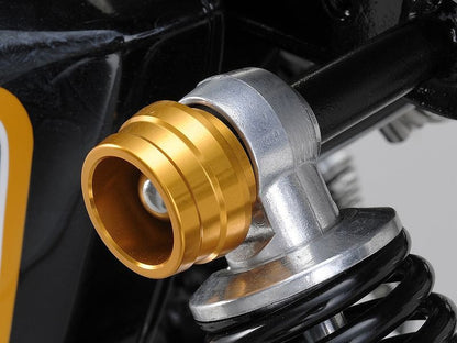 Aluminum Slider Short Black M10 2pcs Protection