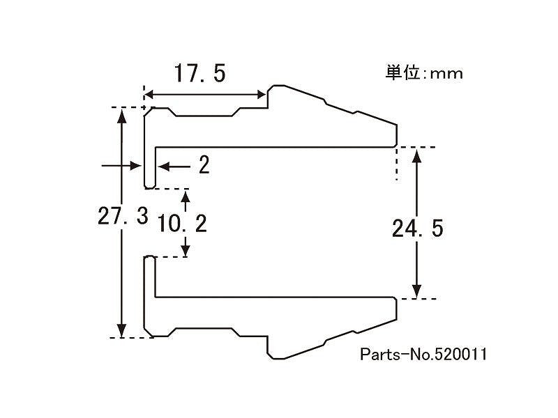 アルミスライダー ロング シルバー M10 2個入 保護