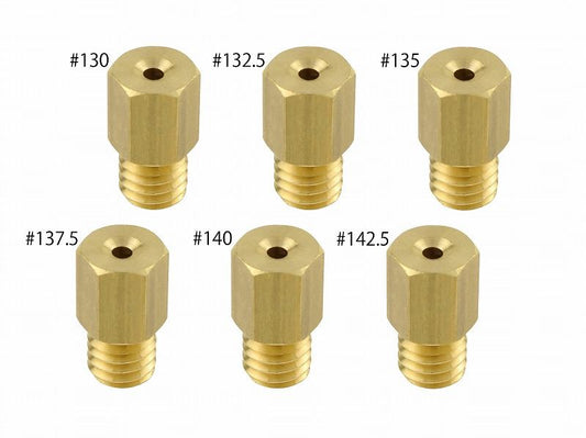 Main Jet Set #130-#142 Mikuni Large Hex (6x11.5 type) 1 pc. each