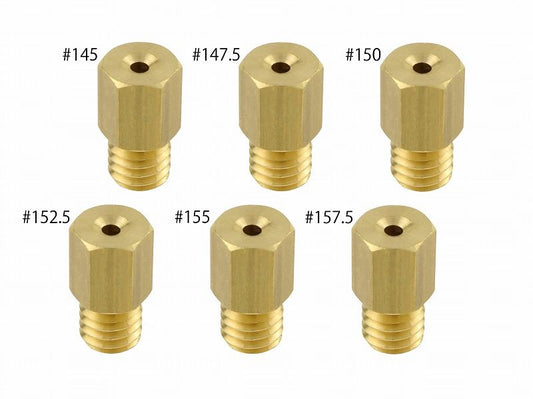 メインジェットセット #145-#158 ミクニ 六角大(6×11.5タイプ) 各1個入り