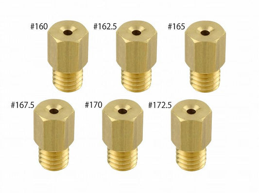 メインジェットセット #160-#172 ミクニ 六角大(6×11.5タイプ) 各1個入り