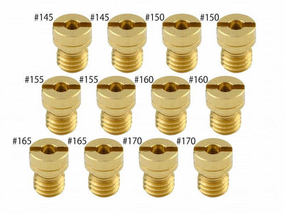 Main Jet Set #145-#170 Keihin Round Large (6x8 Round Type) NSR250R / BROS NS250R/F 1 pc each