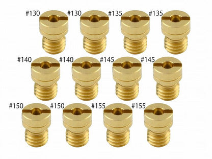 メインジェットセット #130-#155 ケイヒン 丸大(6×8丸タイプ) NSR250R 各1個入り