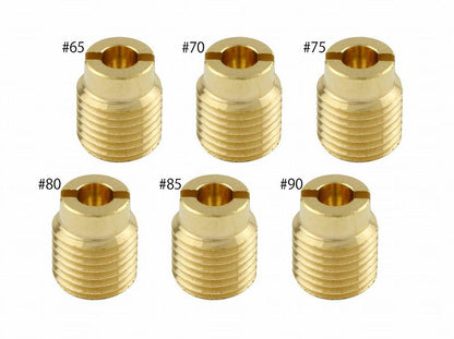 メインジェットセット #65-#90 ケイヒン 全ネジ大(7×8.5タイプ) エイプ50 各1個入り