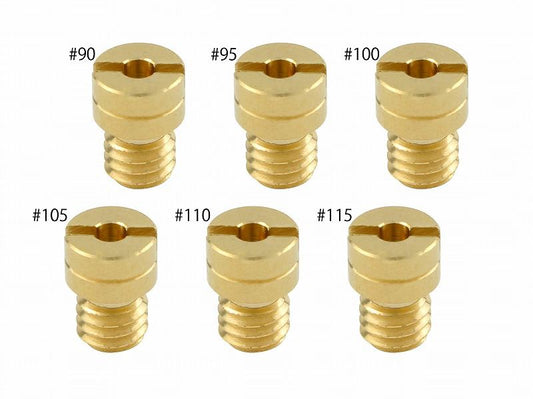 Main Jet Set #90-#115 Keihin Small Round (5x6.7 type) Dio '89/G Dash - 1 piece each