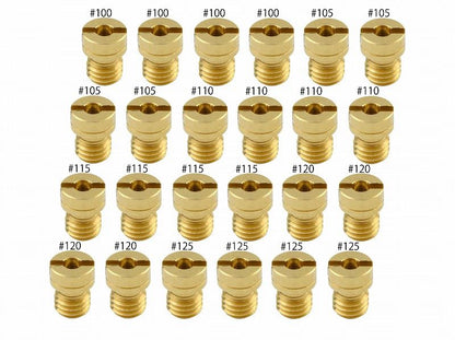 Main Jet Set #100-#125 Keihin Round Large (6x8 Type) CB400 SUPER FOUR /Version-R 4 pcs each
