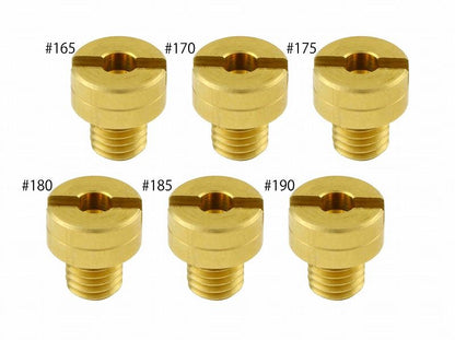 Main Jet Set #165-#190 Mikuni Large Round (8x9 Type) SR4/5 CV 1 piece each