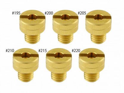 Main Jet Set #195-#220 Mikuni Round Large (8x9 Type) SR4/5 CV 1 piece each
