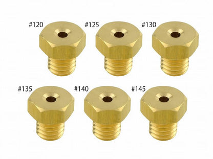 メインジェットセット #120-#145 7×8タイプ TW200 各1個入り