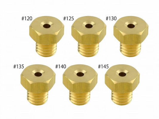メインジェットセット #120-#145 7×8タイプ TW200 各1個入り