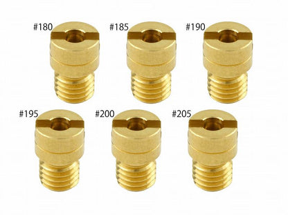メインジェットセット #180-#205 ミクニ 丸小(6×9タイプ) SR400 各1個入り