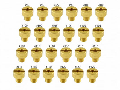 Main Jet Set #95-#120 Mikuni Large Round (8x9 Type) XJR400S/R/R(2) FZR400 1 pc. each