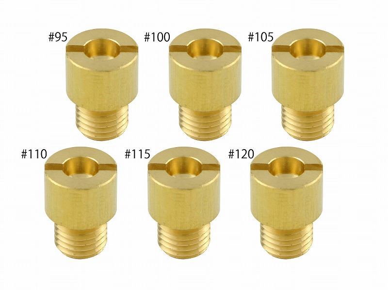 Main Jet Set #95-#120 TK Round Large (8x11 Type) 6PS JOG 1 piece each