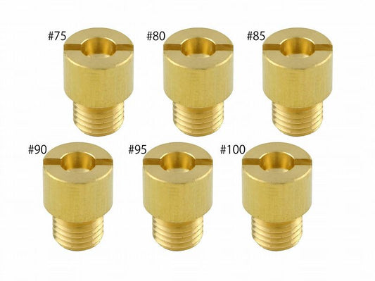 Main Jet Set #75-#100 for TK Round Large Type (8x11), JOG Z, Super JOG Z, 1 pc. each