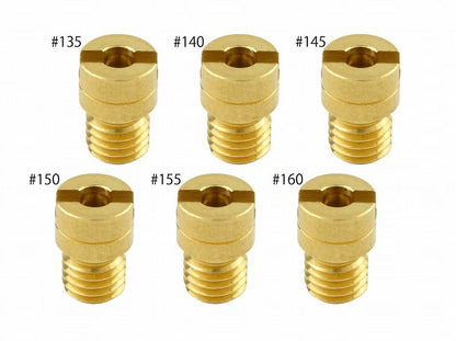 Main Jet Set #135-#160 Mikuni Round Small (6x9 type) VanVan 200, 1 piece each