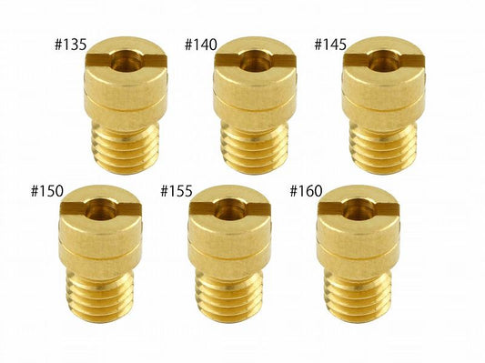 Main Jet Set #135-#160 Mikuni Round Small (6x9 type) VanVan 200, 1 piece each