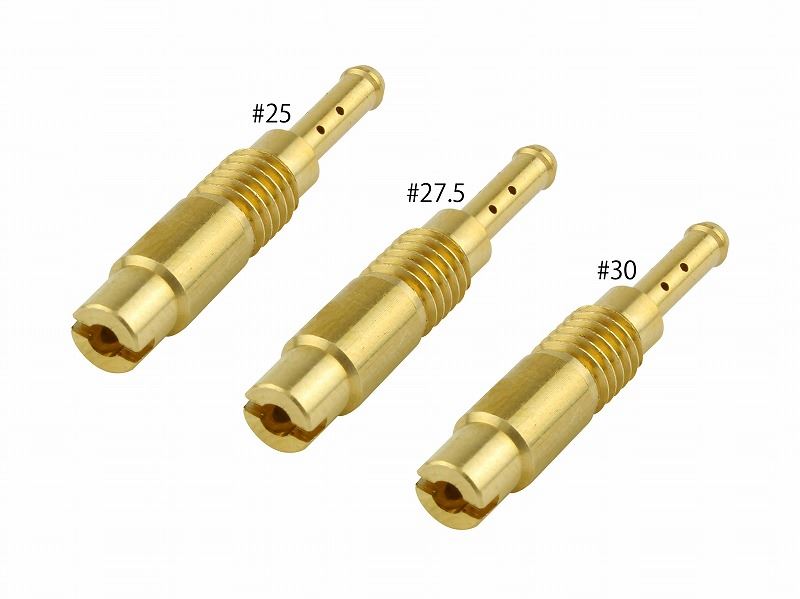 Pilot Jet Set #25/#27.5/#30 for Mikuni TMR/MJN/TDMR (28x5F) SR400, 1 pc. each