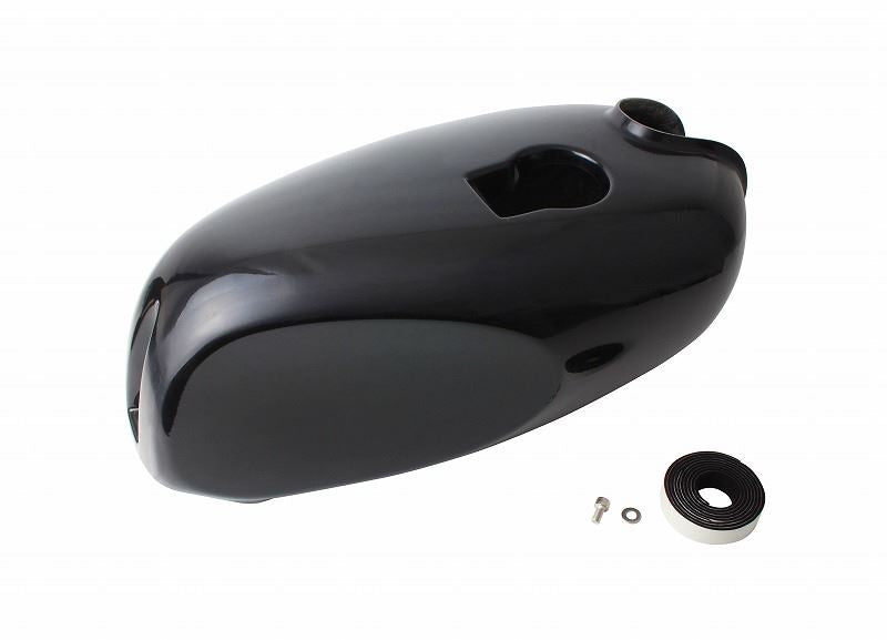 Cafe Three Tank Cover Black Gel Coat Finish SR400/500