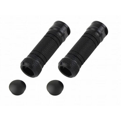 Step Bar Universal Black Straight Through-Hole Knurled Type M8 Left/Right Set